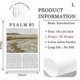 AXXPosters Psalm 91 Wall Art Flower Landscape Canvas Wall Art Vintage ...