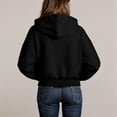 thumbnail image 5 of zaveiop Womens Zip up Hoodies Cropped Sweatshirts Casual Comfy Cute Zip Jackets Fashion Trendy Fall Outfits 2025 Y2K Clothes (Z1-Black, L), 5 of 5