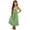 Green, variant on Busydd Jumpsuit Dresses for Girls 5-14 Years Trendy Sleeveless Straps Summer Dress Casual Solid Color Pleated Girls Maxi Dress 5-6 Years