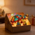 thumbnail image 5 of Resin Animal Night Light, LED Art Sculpture with Soft Glow, Handcrafted Desktop Decoration for Bedroom Living Room, Multi-Mode Lighting, USB or Battery Powered, Ideal Gift for Kids and Art Lovers, 5 of 6