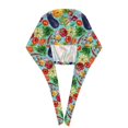 thumbnail image 3 of Kdxio Vegetable (2) Pattern Turban Hat for Women Men Comfortable Adjustable Cleaning Working Cap with Sweatband, 3 of 8
