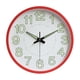 thumbnail image 3 of Reloj de pared de plástico luminoso, reloj de cuarzo fácil de leer, reloj de pared redondo luminoso, tiempo preciso, duradero para la escuela, 3 of 8