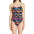 thumbnail image 1 of Tyr Swimsuit SUMATRA Cutoutfit Black/Multi Size 28, 1 of 4