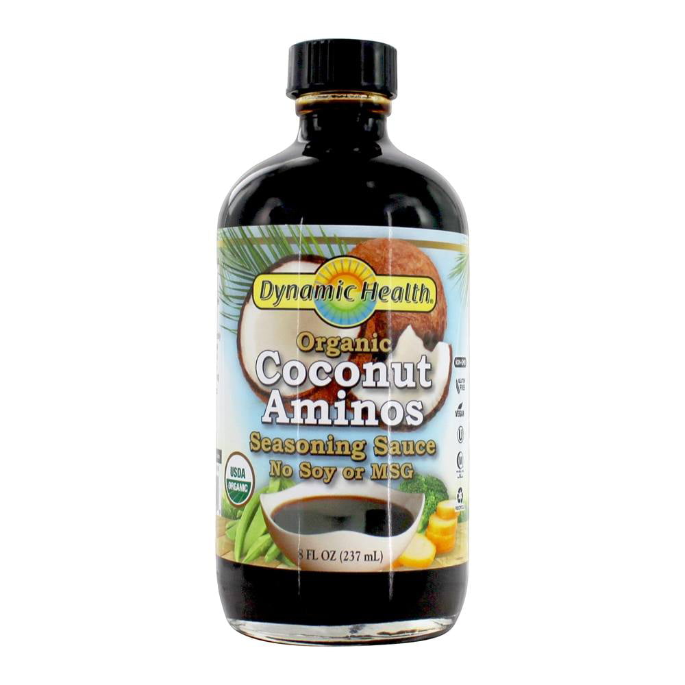 Dynamic Health Organic Coconut Aminos Seasoning Sauce 8 Fl Oz Walmart Com Walmart Com