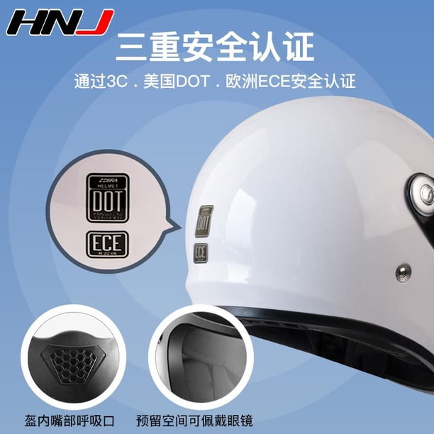 TTiku Casco De Otocicleta De Cara Copleta Certificado Por DOT Casco