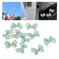 thumbnail image 4 of 10x Retro mariposa Flatback botón aleación resina artesanía álbum de recortes para suministros DIY adornos coser proyectos artesanales bolsas Decoraci azul, 4 of 9