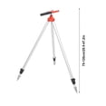thumbnail image 4 of Trípode de poste de prisma de topografía, trípode de estación Total de abrazadera de varilla de centrado de aleación de aluminio retráctil de 75120cm de altura, 4 of 5