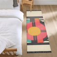 thumbnail image 3 of Yayeee Runner Rug for Bedroom 2'x6' Machine Washable Hallway Non Slip Mat, Geometric Circle, 3 of 8