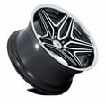 thumbnail image 3 of 20x9 Asanti Black ABL-46 Duke Gloss Black Machined Wheel Blank (15mm), 3 of 3
