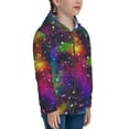 thumbnail image 5 of Picia Bright Universe for Boys Fashion Full-zip Hoodies & Sweatshirts with Kangaroo Pocket,Zip-up Hooded Sweatshirt for Kid, Moisture Wicking & Breathable-Medium, 5 of 6