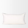 thumbnail image 3 of Mercana Jenna Cream W/ Black Print Linen Lumbar Decorative Pillow Cover, 3 of 10