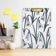 thumbnail image 4 of Art Snowdrops Flowers Acrylic Clipboards A4 Standard Letter Size Clipboard 12.5" X 9" Clip Board for Students Teacher Office, 4 of 7
