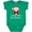 Kelly Green, variant on Inktastic Babys 1st Christmas Santa Claus Boys or Girls Baby Bodysuit