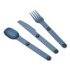 CSChome Camping Utensils Set Magnetic Utensils Set Metal Flatware Food Grade Polished Surface Outdoor Travel Fork Spoon Camping Utensils Kit