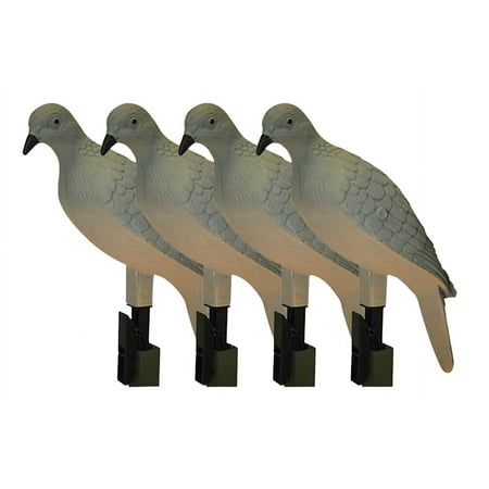 UPC: 0816740002217 | Mojo Outdoors  Clip on Dove  4 Pack  HW9004  1 Piece  Dove Hunting Decoy  0.75 Pounds Assembled