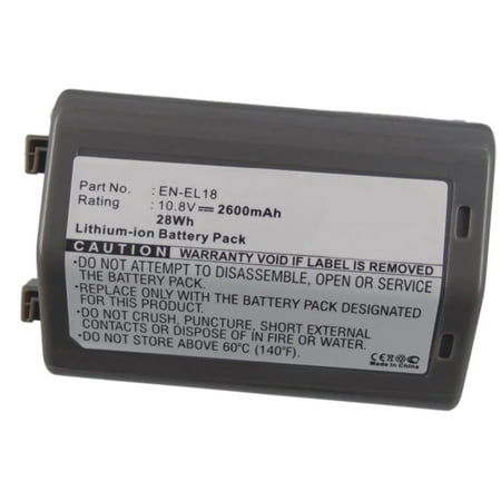 Batteries N Accessories BNA-WB-L9021 Digital Camera Battery - Li-ion 10.8V 2600mAh Ultra High Capacity - Replacement for Nikon EN-EL18 Battery