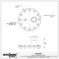thumbnail image 5 of 1.5 Inch Aluminum Remote Fuel Cell Filler Neck Flange, 12 Bolt, 5 of 7