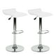 thumbnail image 1 of Set de 2 Sillas de Bar Color Blanco con Reposapié Altura Ajustable Giratorio HOMEMAKE FURNITURE  Moderno, 1 of 7