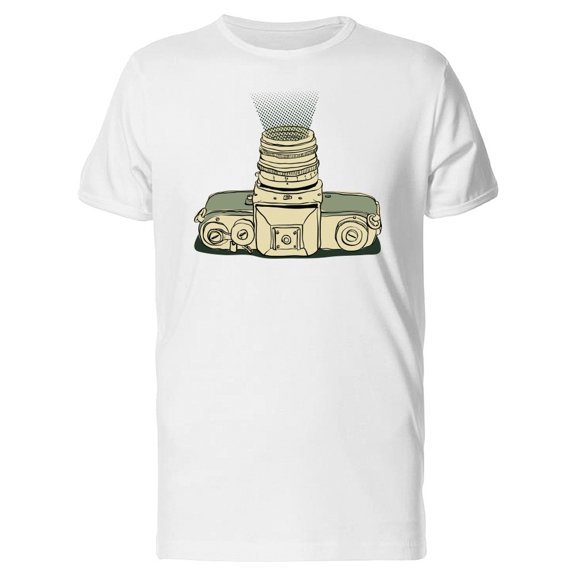 Photo Camera Drawing Tee Men's -Image by Shutterstock