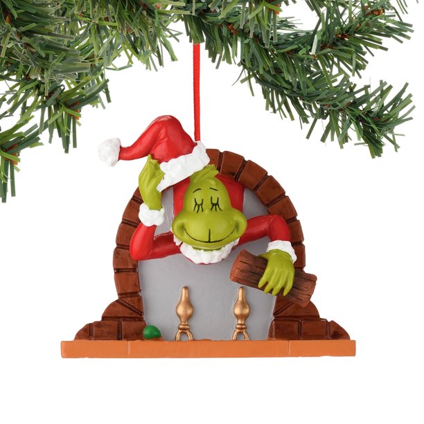 Department 56 Grinch Fireplace Ornament 4044935 New 2015