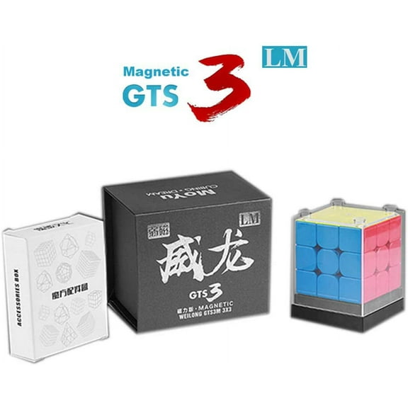 MoYu Weilong GTS3 LM Magnetic 3X3X3 Stickerless Magic Cube Speed Cube