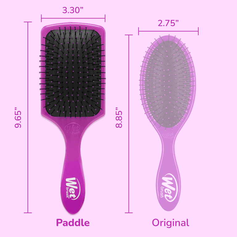 Wet Brush Paddle Detangler, Purple photo 7