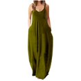 thumbnail image 1 of PENGXIANG Été Robe Maxi pour les Femmes Casual Boho Longue Robe Sans Manches Sangle Smocked Longues Robes de Plage Soleil, 1 of 4