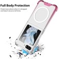 thumbnail image 2 of for Samsung Galaxy Z Flip 5 Case Crystal Gradient Clear Luxury Elegant Magnetic Case [Support for Magsafe] Camera Protector Soft TPU Shockproof Protective Galaxy Z Flip 5 Case -Pink, 2 of 12