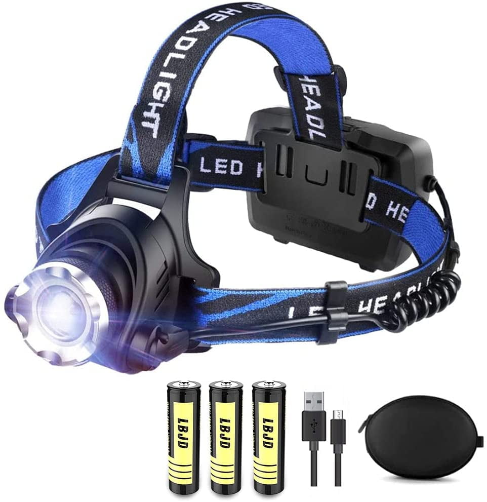 18650 rechargeable headlamp