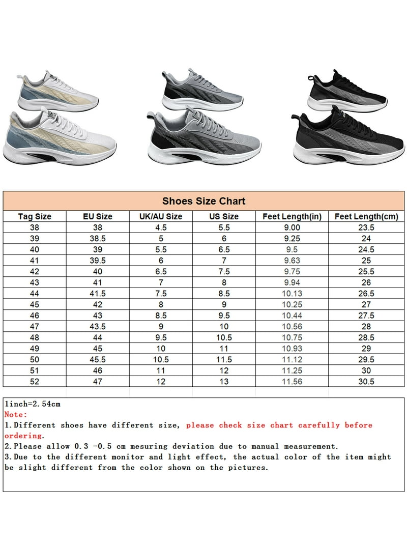 Frontwalk Men Athletic Shoes Fitness Workout Running Shoe Sport