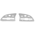 thumbnail image 2 of 2 piezas de cubierta de botón de volante redondo de repuesto para Mercedes Benz Clase A/B/C/E 2020, 2 of 14