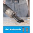 thumbnail image 4 of Brigii - Aspiradora de pelo para mascotas con herramienta antienredos, aspiradora de coche inalámbrica, aspiradora de mano de 18 KPa con motor CC sin escobillas, sistema de filtración de aire triple,, 4 of 5