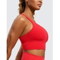 thumbnail image 3 of CRZ YOGA Womens Strappy Longline Sports Bra Criss Cross Yoga Padded, 3 of 5