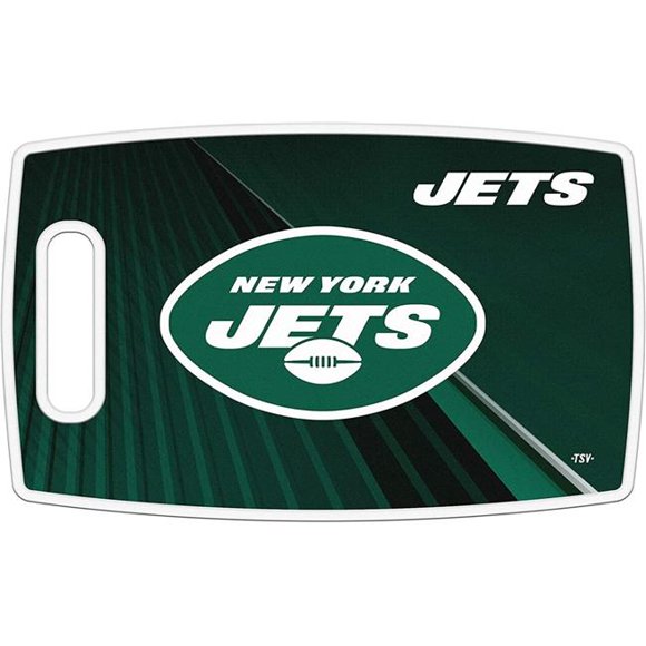 The Sports Vault 7183181776 New York Jets Large Alternate Cutting Board