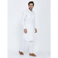 thumbnail image 2 of Designer Cotton Linen Pathani Suit Salwar Set, 2 of 4