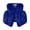 Blue, variant on Toddler Winter Jacket Girls Faux Fur Vest Thick Warm Shoulder Outwear