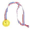 thumbnail image 2 of 100 piezas de medallas de plástico para niños, medallas de oro para eventos deportivos, festivales y competiciones, 2 of 15