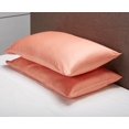 thumbnail image 5 of Better Homes & Gardens 300 Thread Count 100% Cotton Wrinkle Resistant King Pillowcase Set of 2, Coral Freesia, 5 of 5