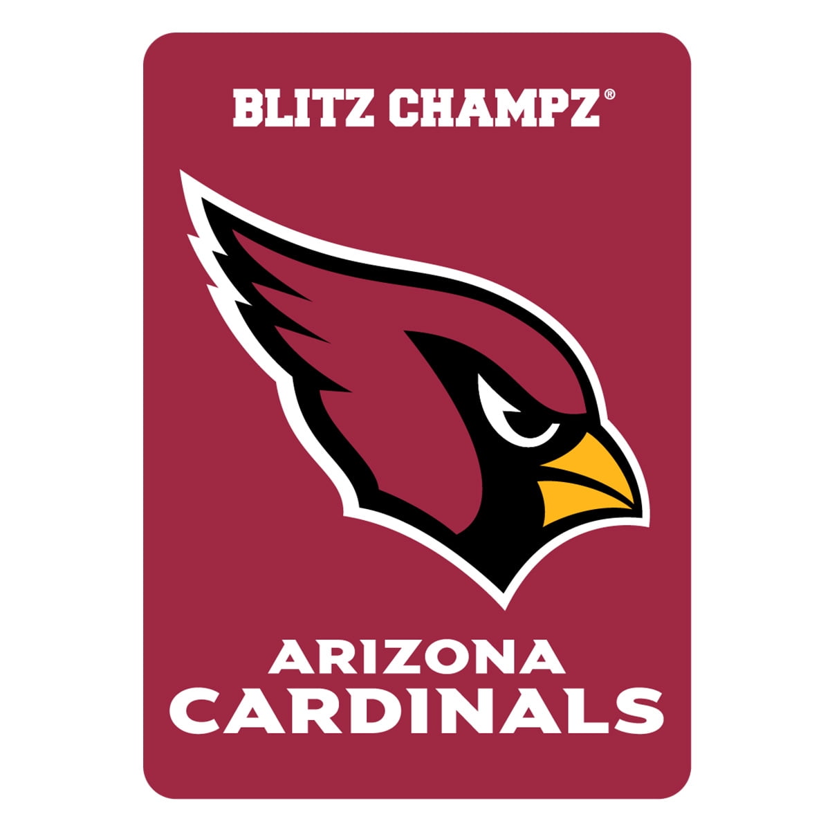 Blitz Champz Arizona Cardinals Card Game, Family Game for Adults & Kids, Easy-To-Learn Party Game