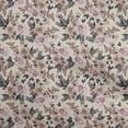 thumbnail image 1 of oneOone Cotton Flex Light Brown Fabric Floral Retro Craft Projects Decor Fabric Printed By The Yard 40 Inch Wide, 1 of 5