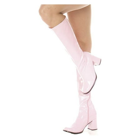 Patent Leather Pink Go Go Boots - Walmart.com