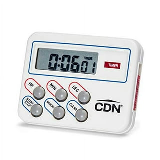 CDN TM15 Extra Large Display Kitchen Timer, White