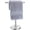 Silver-1 Pack, variant on T-Shape Bath Hand Towel Holder Stand, Stainless Steel Free Standing Hand Towel Rack with Heavy Base, for Bathroom Kitchen & Countertop, Silver