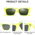 thumbnail image 4 of FEISEDY Square Cat Eye Sunglasses Vintage Cateye Frame UV400 Protection Sunglasses B2719, 4 of 14