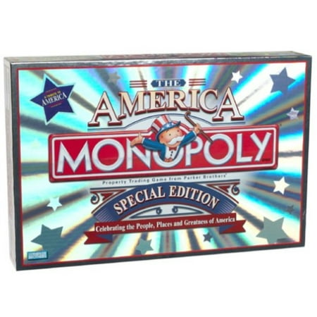 Parker Brothers Monopoly Rules - Monopoly the America Special Edition