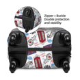 thumbnail image 6 of Uemuo London Landmark2 Printed Washable Luggage Cover - Fashion Suitcase Protector Fits 18-32 Inch Luggage -X-Large, 6 of 9