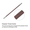 thumbnail image 4 of Uxcell 3.5mm Mango de hilo de poliéster de acero de manganeso con punta en ángulo Cinceles de madera, 4 of 5