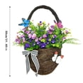 thumbnail image 3 of Binwennn Light up Outdoor Wreath Day Flower Door Large Flower Hanging Spring Decorations, 3 of 6