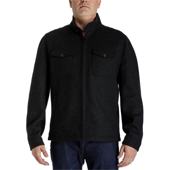 London Fog Mens Camden Jacket, Black, Small