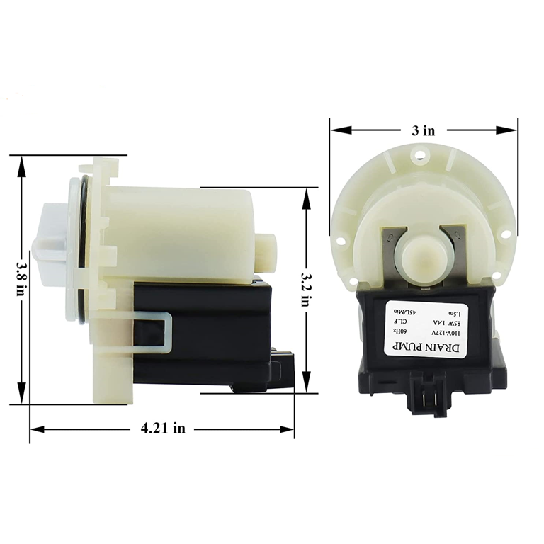 wmpjunp 8181684 Whirlpool Washer Drain Pump Assembly 280187 285998